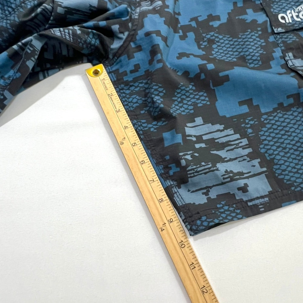 AFTCO M82 Tactical Fishing Shorts Men's Size 42 Blue Camo Stretch Quick Dry - Picture 8 of 13